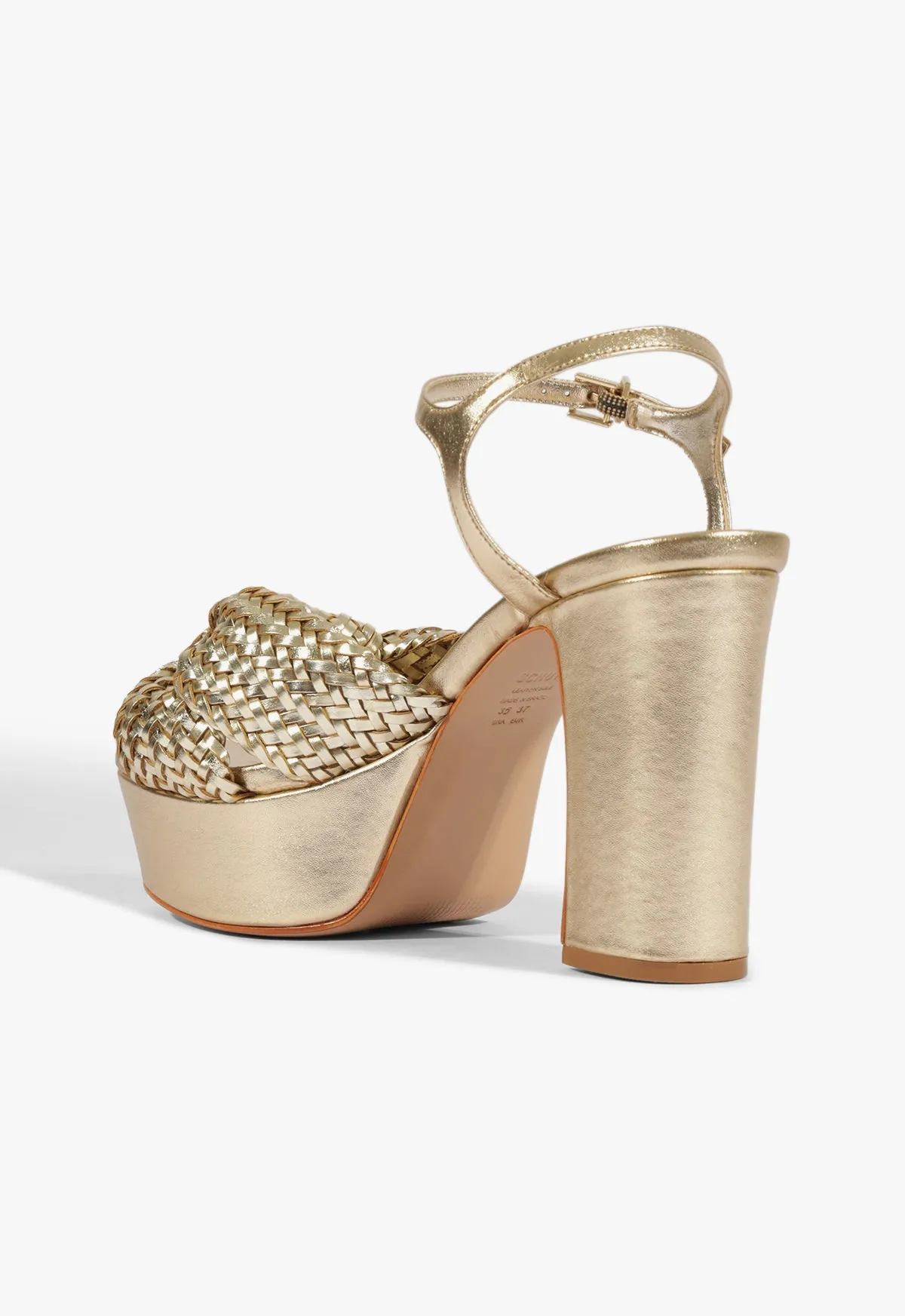 Marbella Leather Platform Sandal sold by SCHUTZ product image thumbnail 4