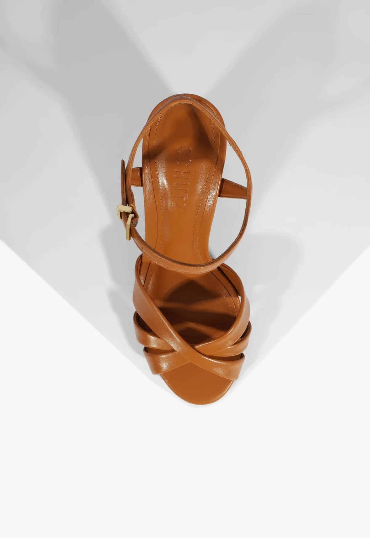 Keefa Raffia High Block Sandal sold by SCHUTZ product image thumbnail 5