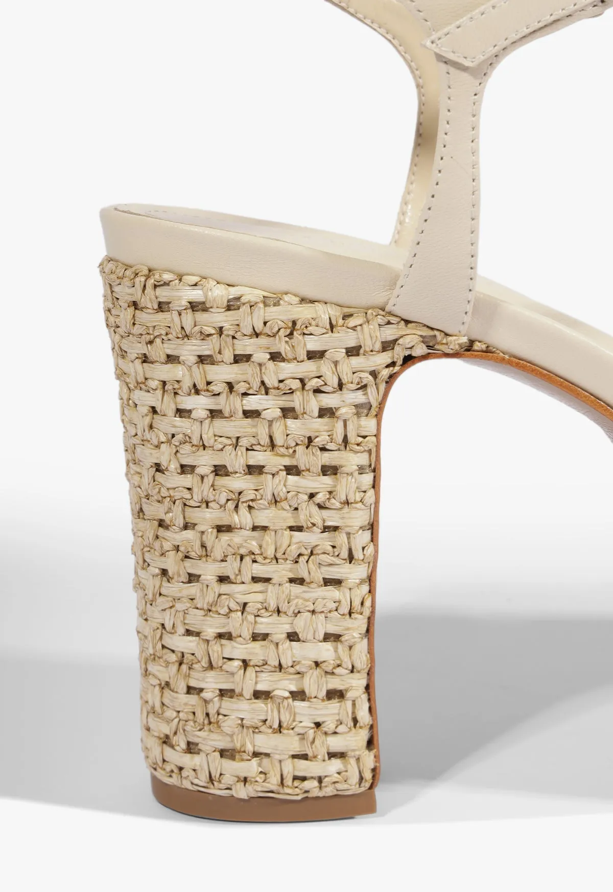 Keefa Raffia Platform Sandal sold by SCHUTZ product image thumbnail 5