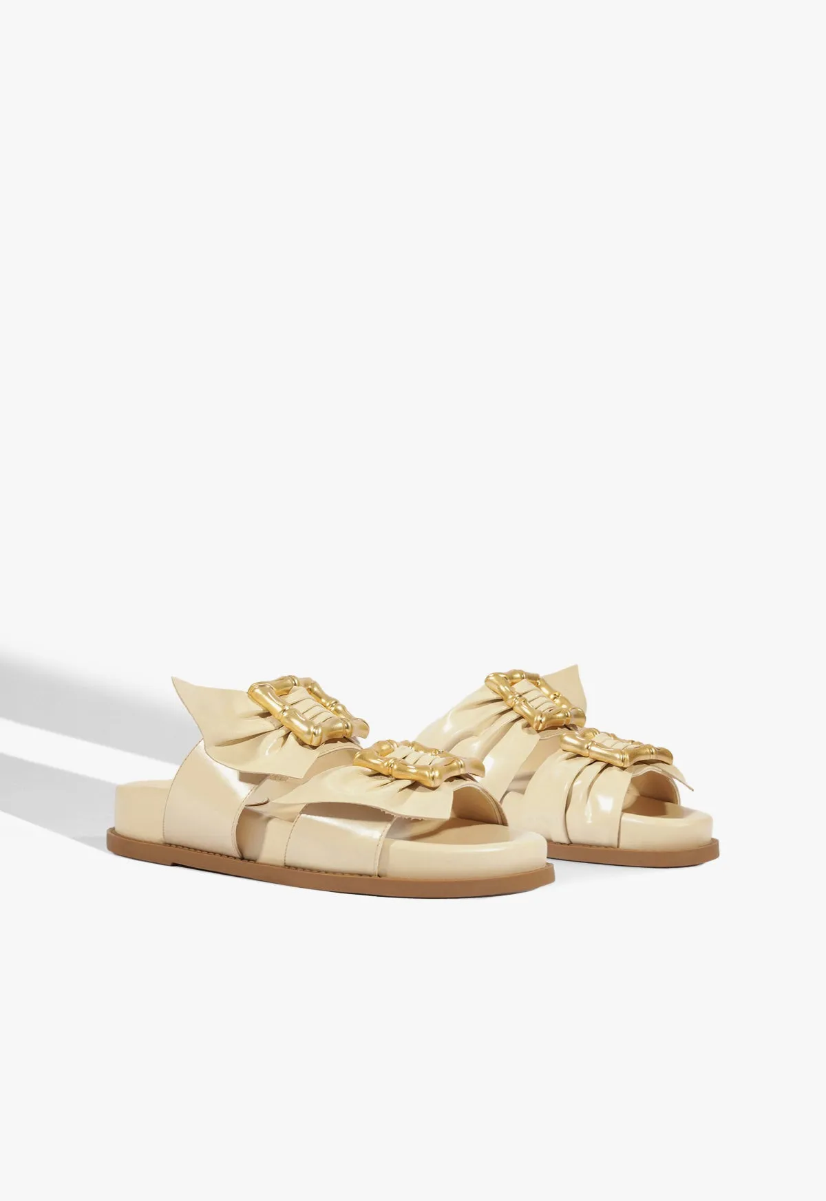 Enola Bamboo Leather Sporty Sandal sold by SCHUTZ product image thumbnail 3