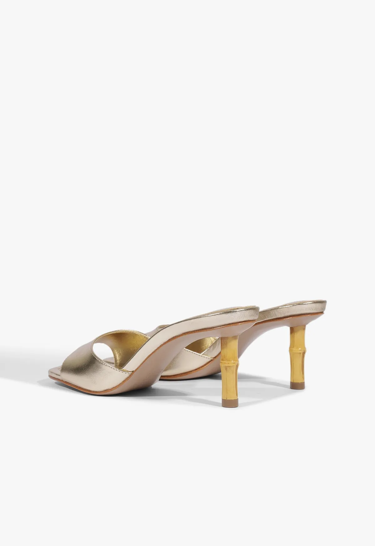Leena Bamboo Leather Sandal sold by SCHUTZ product image thumbnail 4