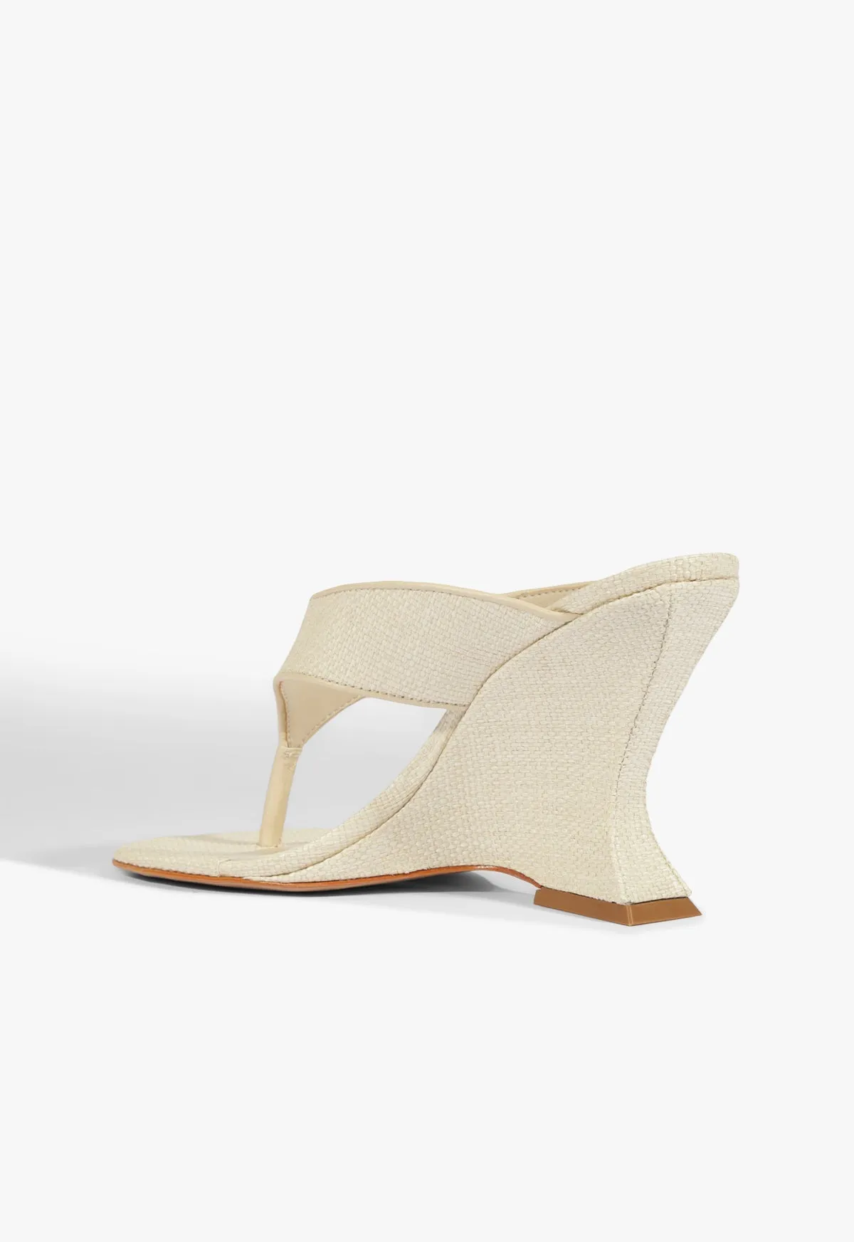 Maya Raffia Wedge Sandal sold by SCHUTZ product image thumbnail 4