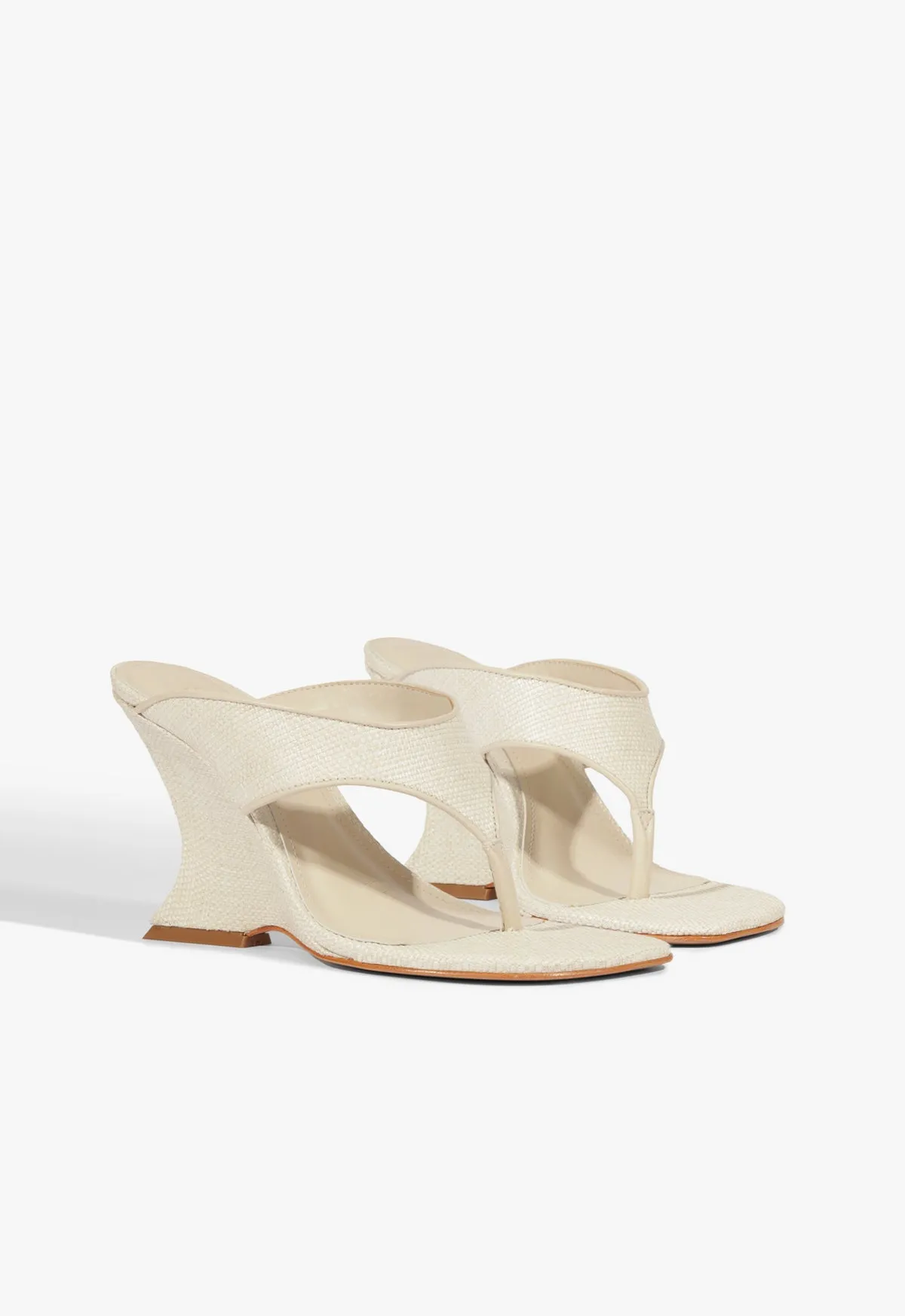 Maya Raffia Wedge Sandal sold by SCHUTZ product image thumbnail 3