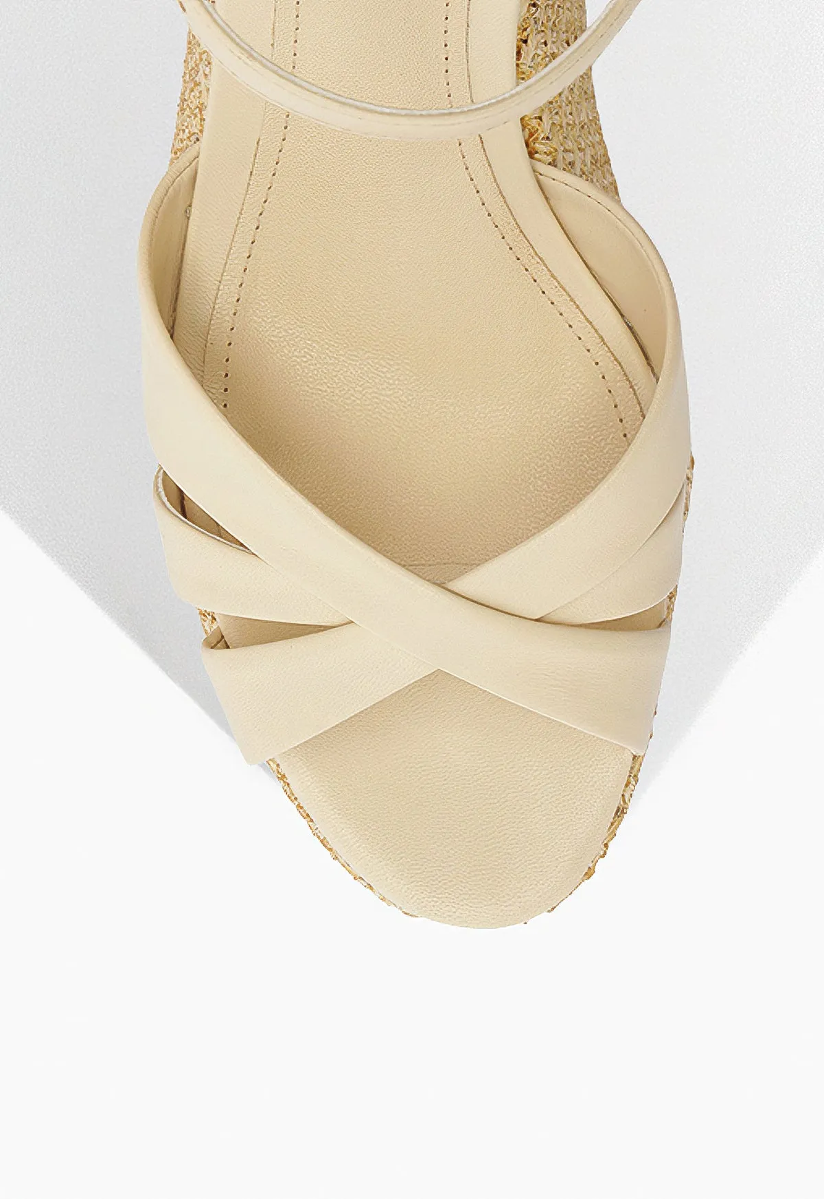Keefa Raffia Wedge Sandal sold by SCHUTZ product image thumbnail 5