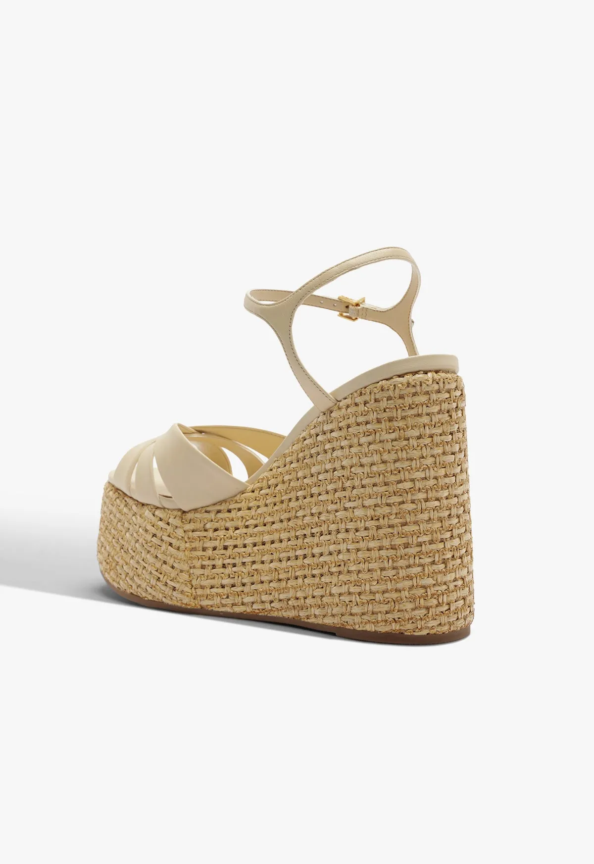 Keefa Raffia Wedge Sandal sold by SCHUTZ product image thumbnail 3
