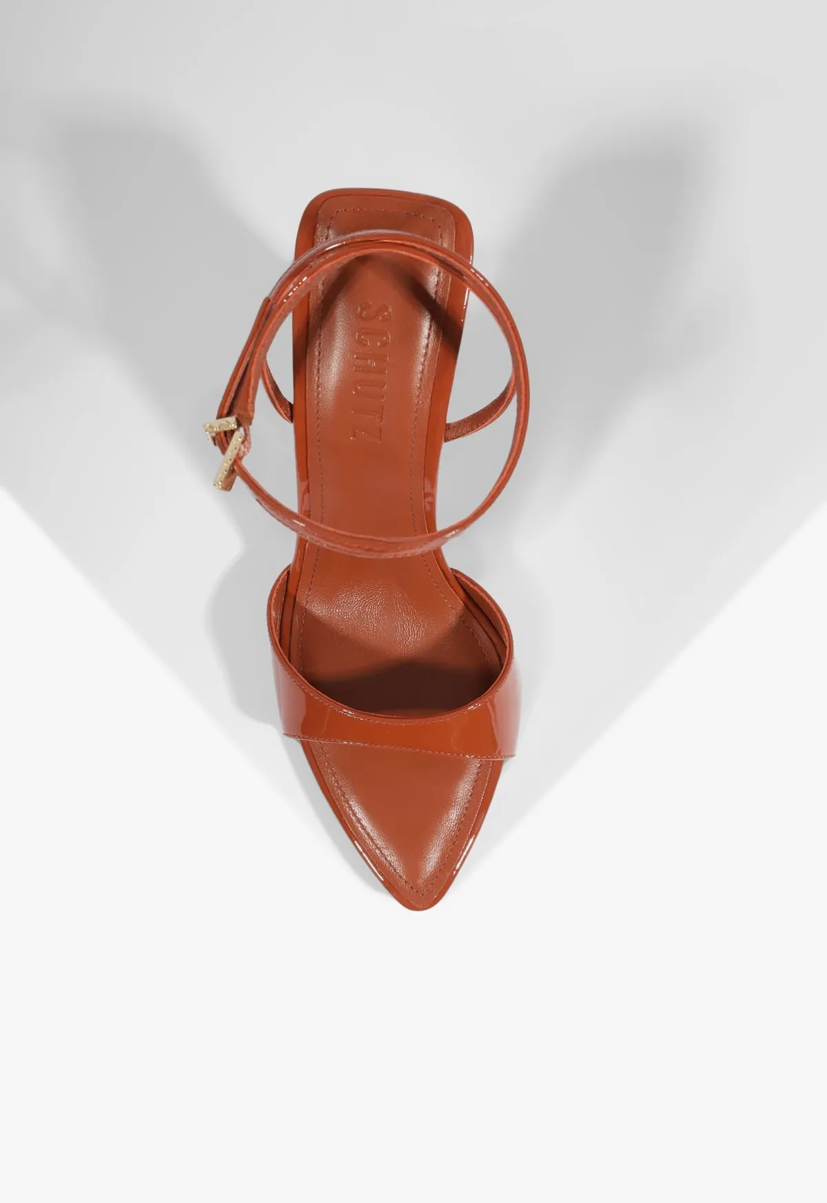 Elodie Wedge Patent Sandal sold by SCHUTZ product image thumbnail 4
