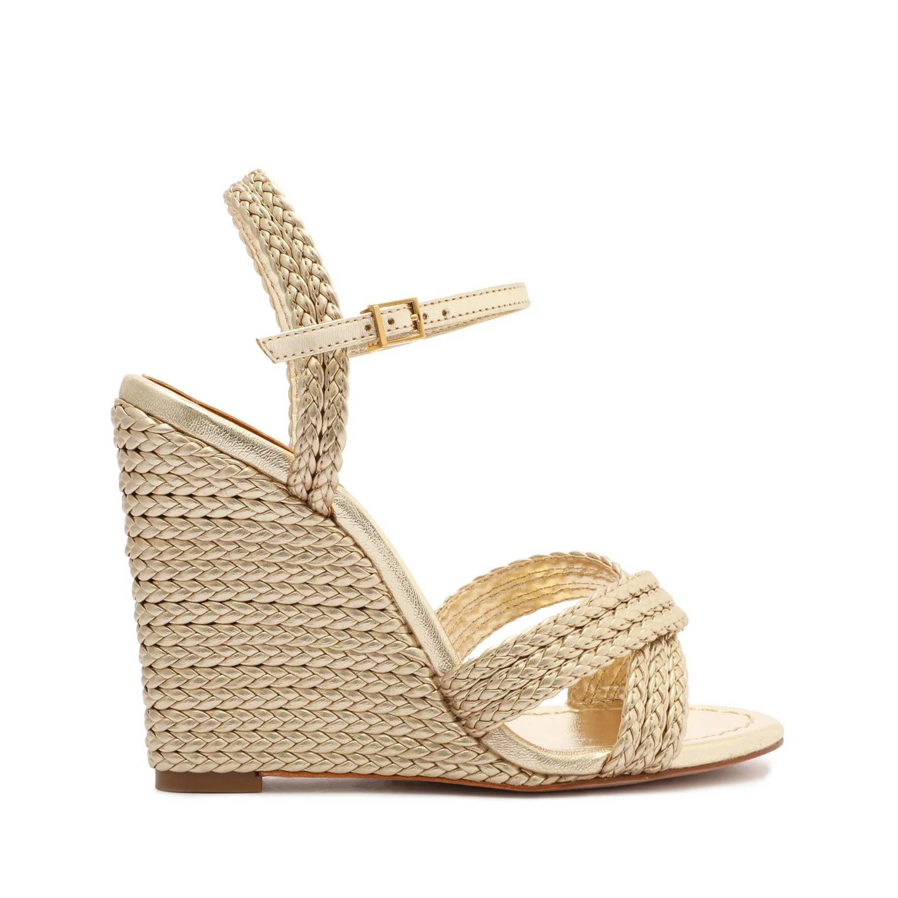 Karima Metallic Nappa Sandal sold by SCHUTZ