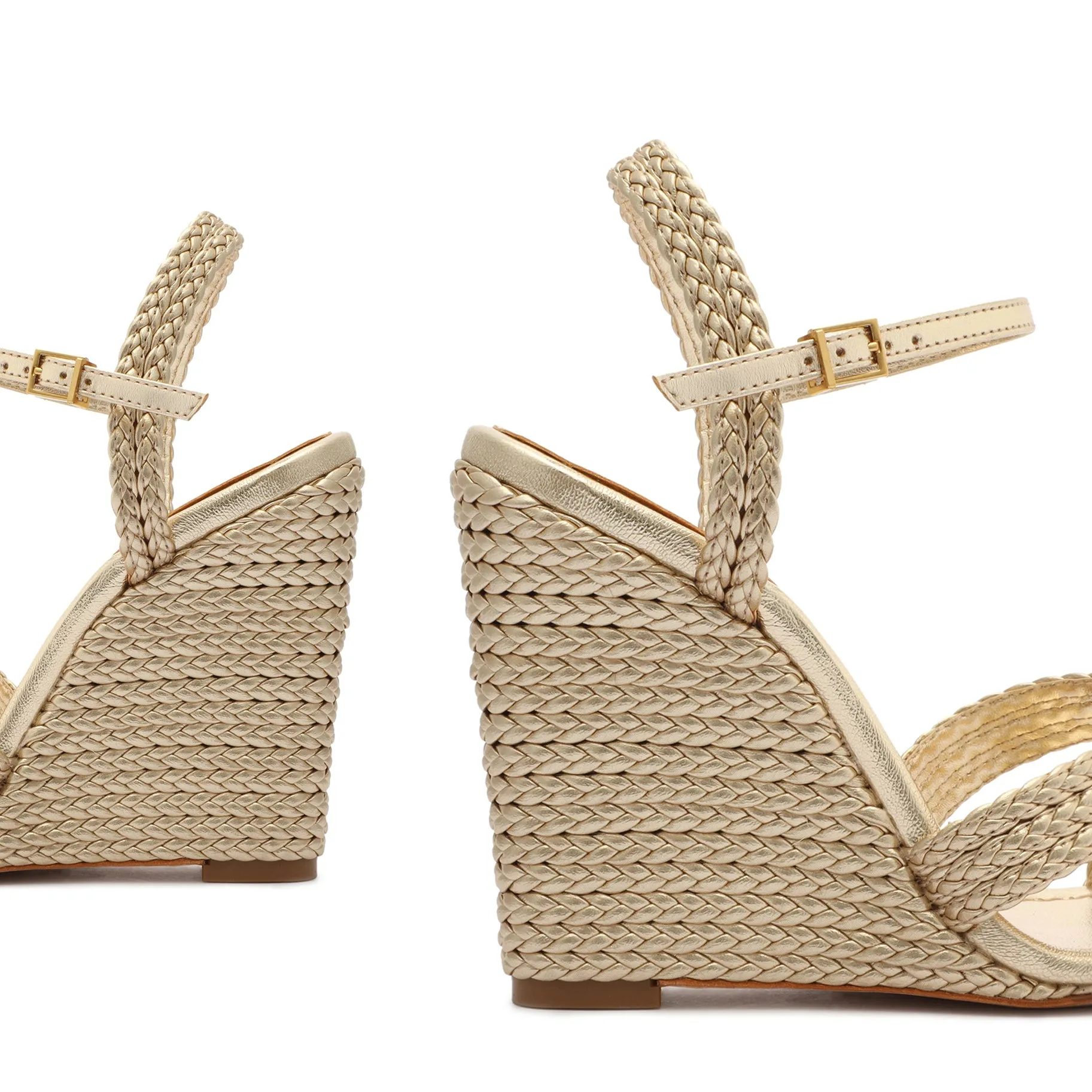Karima Metallic Nappa Sandal sold by SCHUTZ product image thumbnail 4