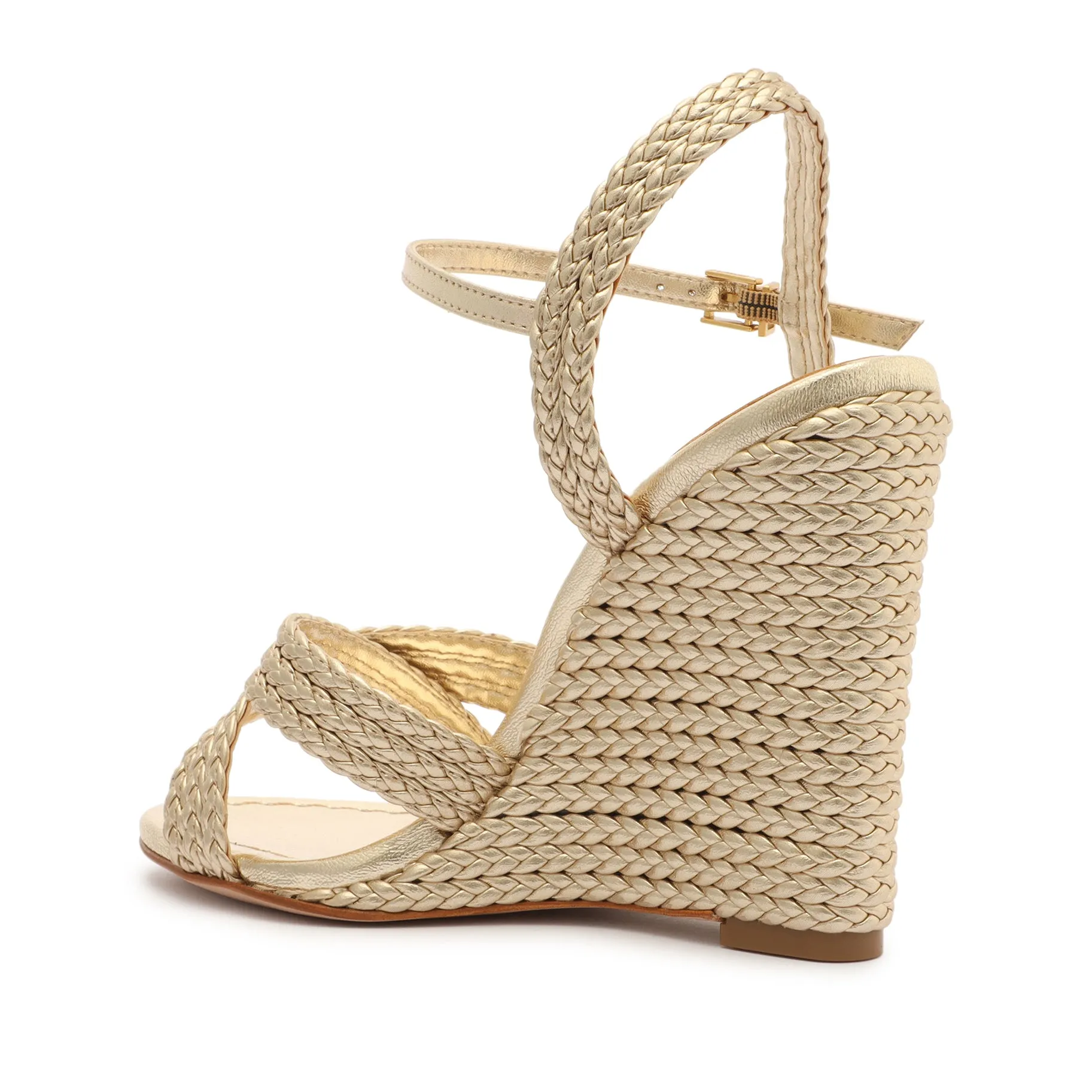 Karima Metallic Nappa Sandal sold by SCHUTZ product image thumbnail 3