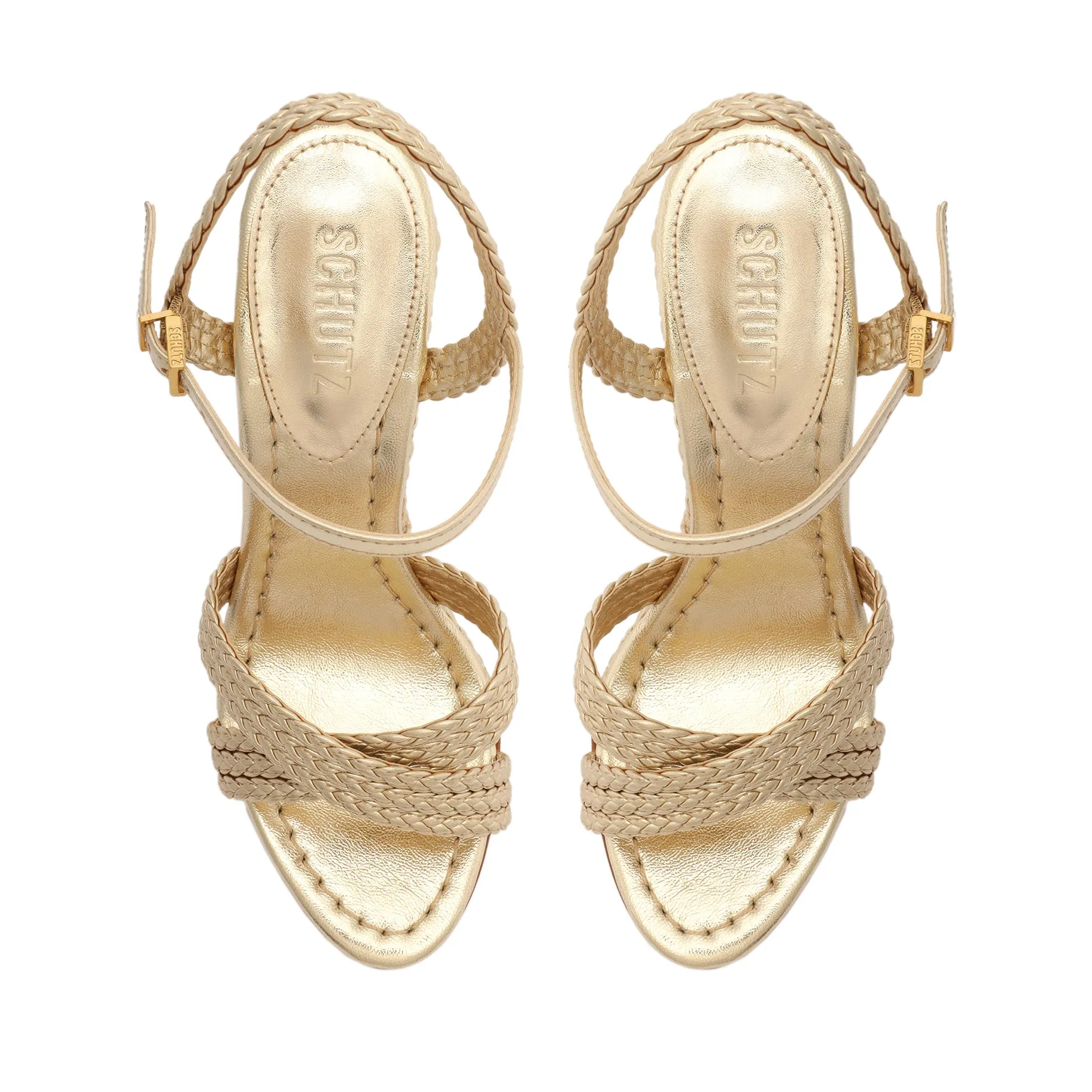 Karima Metallic Nappa Sandal sold by SCHUTZ product image thumbnail 5