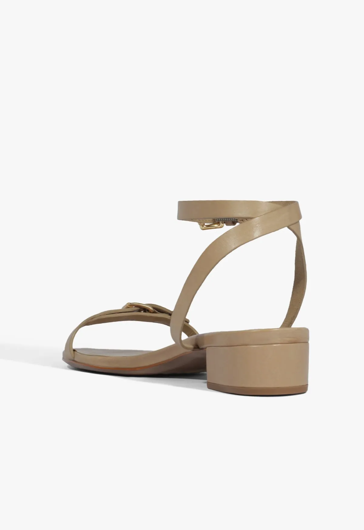 Aurora Mid Block Leather Sandal sold by SCHUTZ product image thumbnail 3