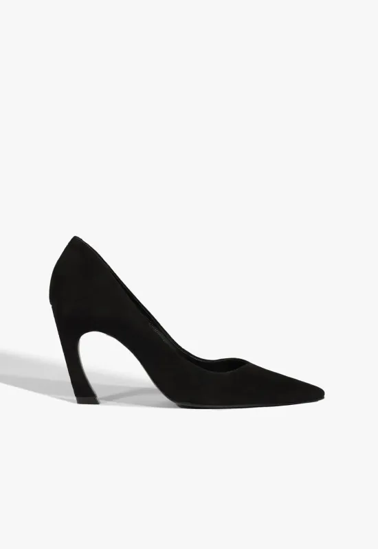 Lexi Lo Suede Pump made by SCHUTZ