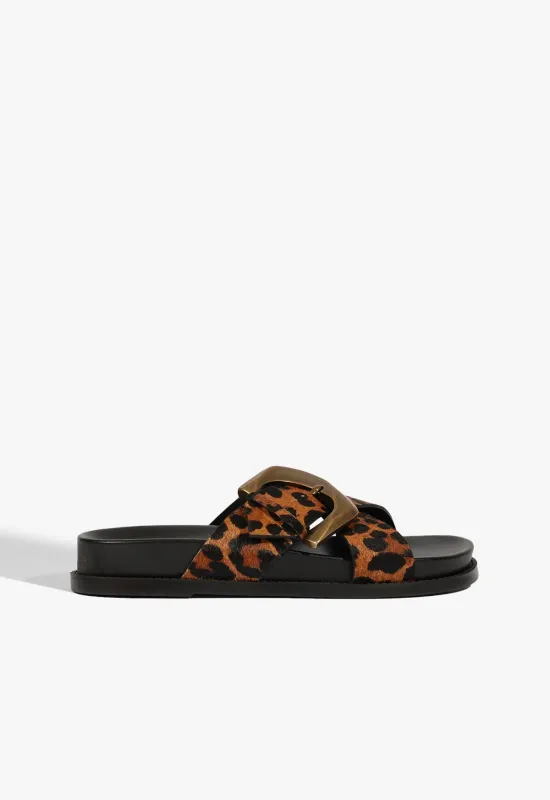 Lois Sporty Calf Hair Sandal made by SCHUTZ