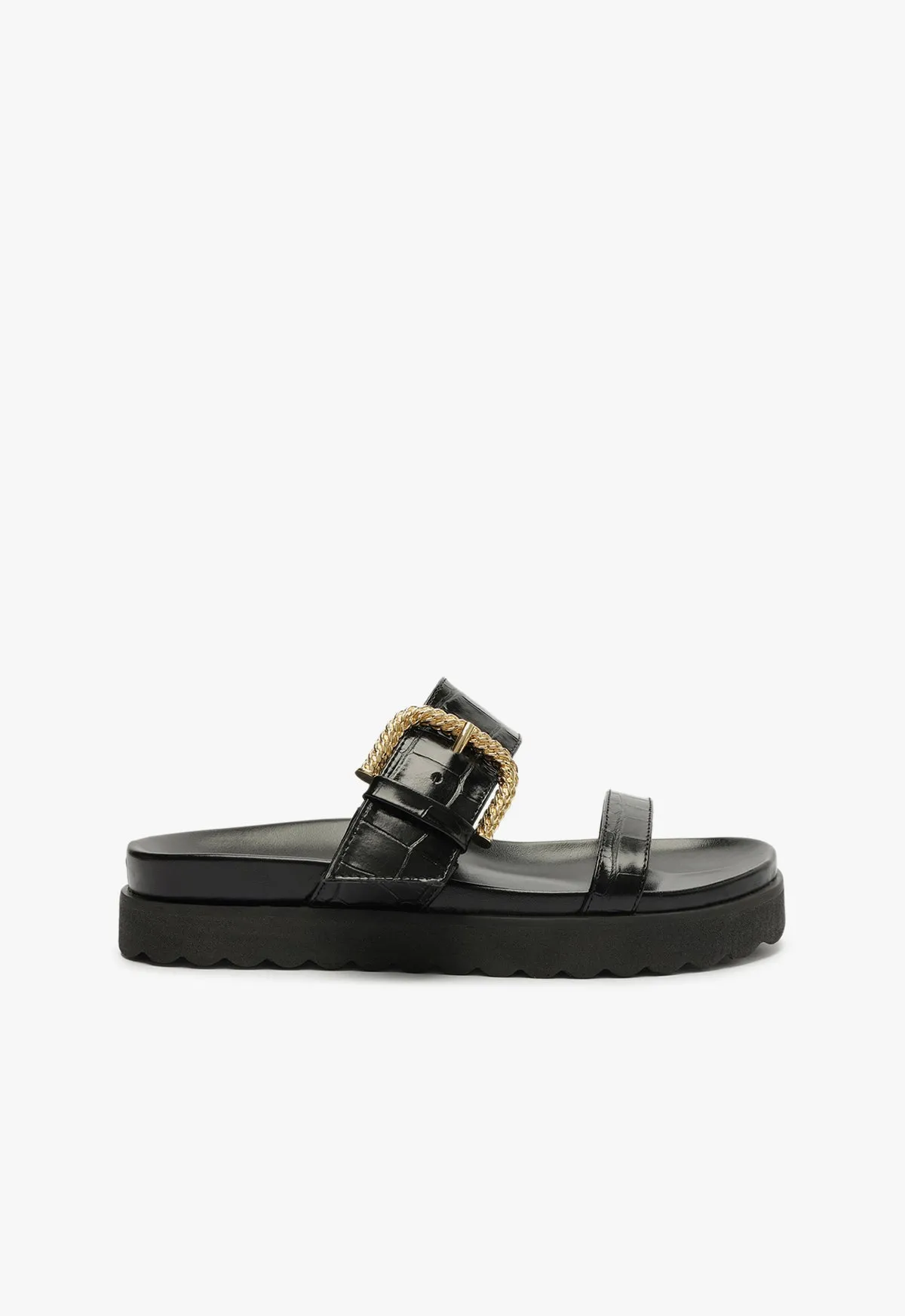 Brinna Leather Sporty Sandal sold by SCHUTZ