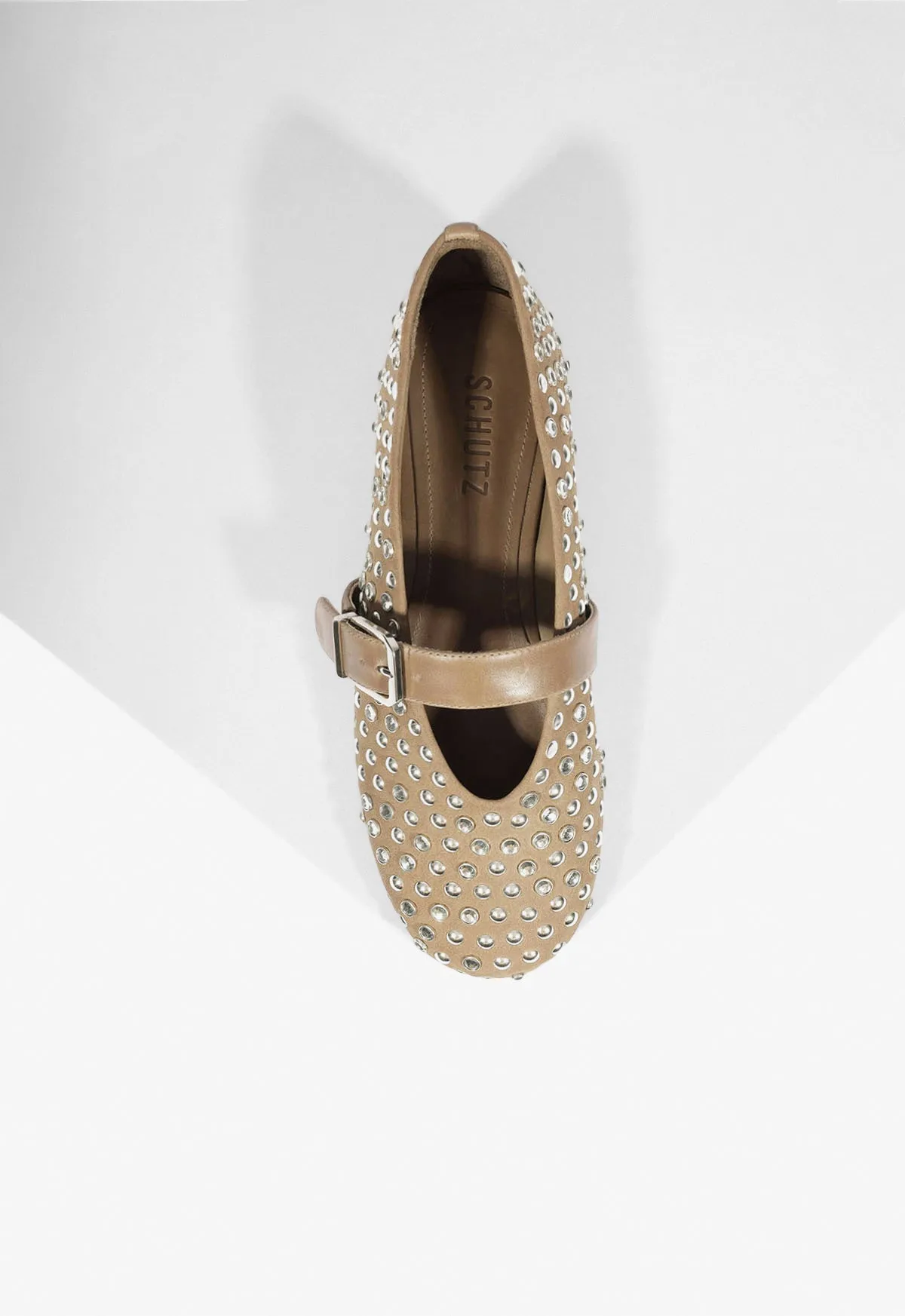 Vickie Studs Nubuck Flat sold by SCHUTZ product image thumbnail 5
