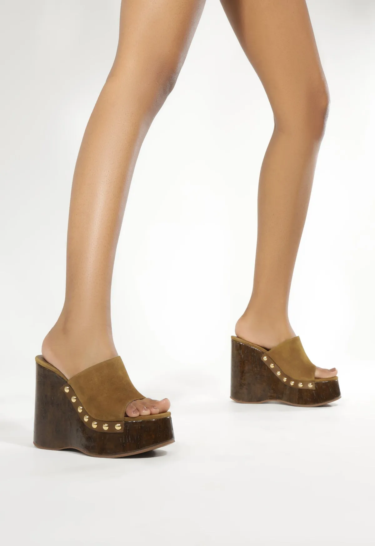 Dalle Studs Suede Sandal sold by SCHUTZ product image thumbnail 2