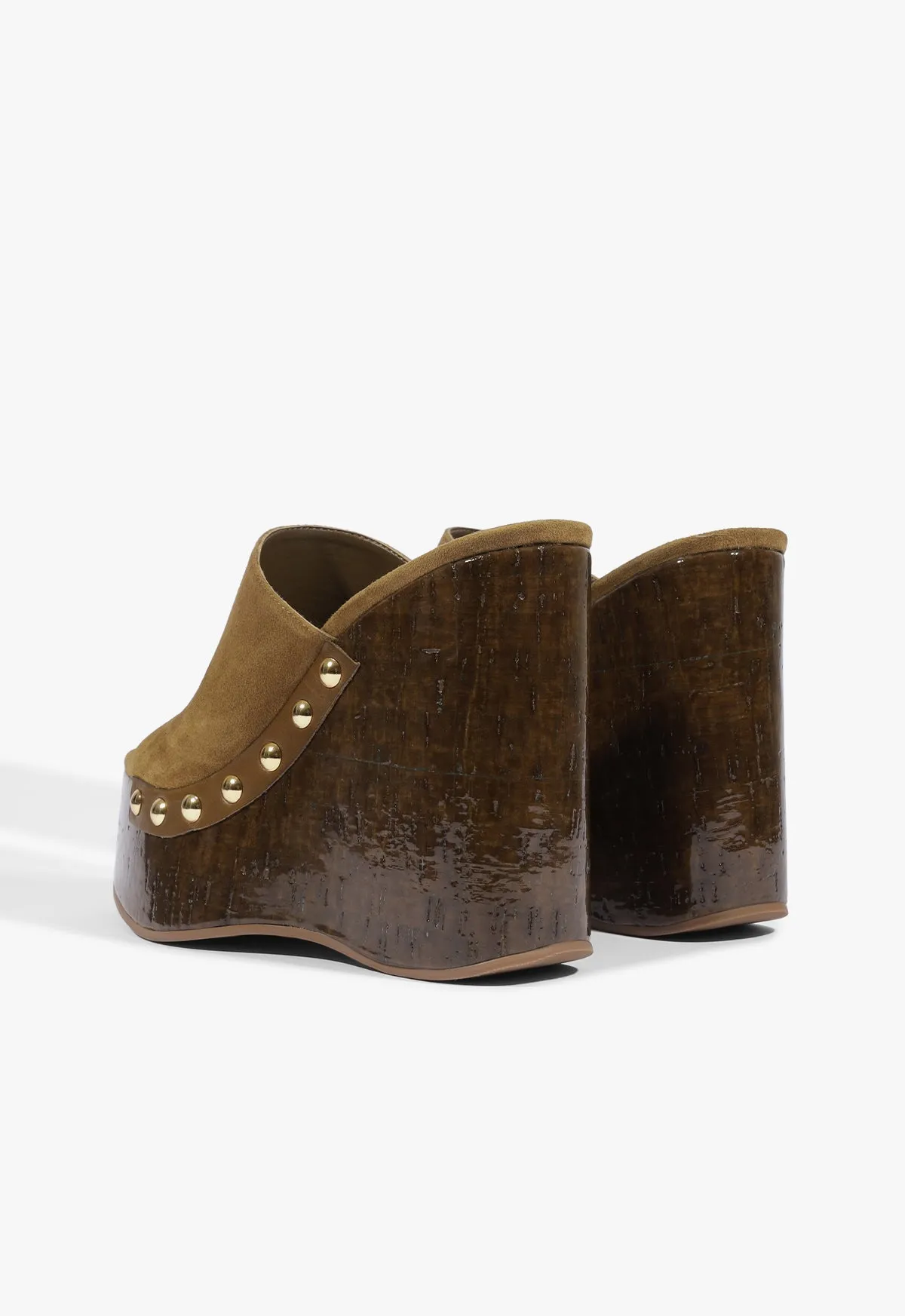 Dalle Studs Suede Sandal sold by SCHUTZ product image thumbnail 4