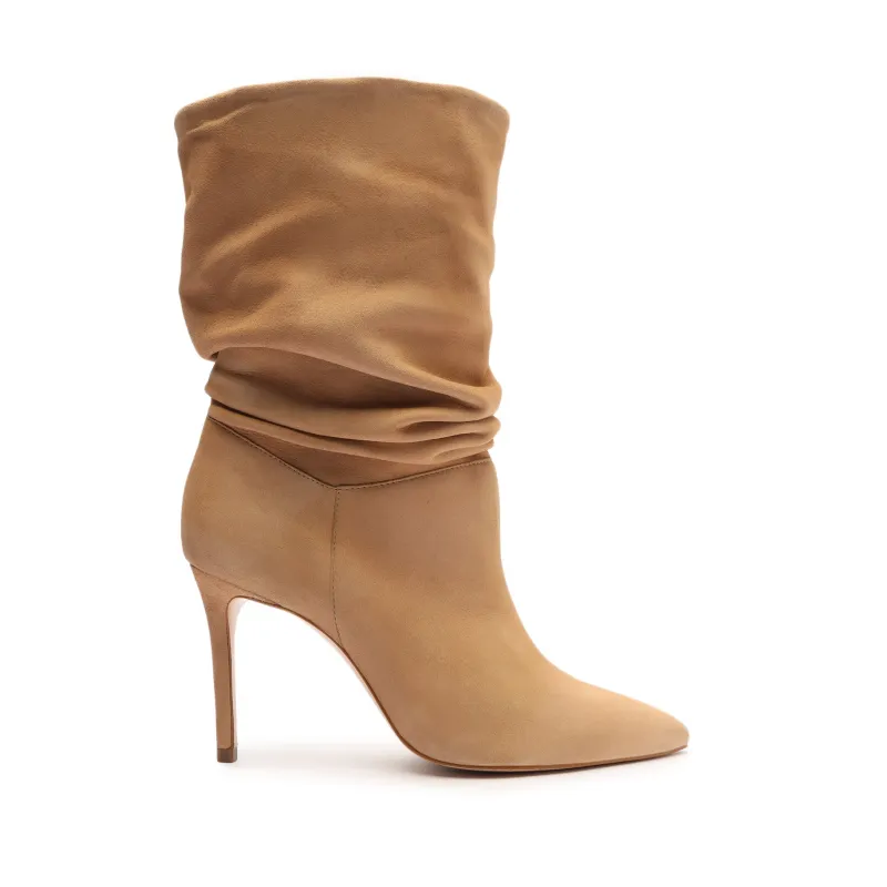 Ashlee Suede Bootie made by SCHUTZ