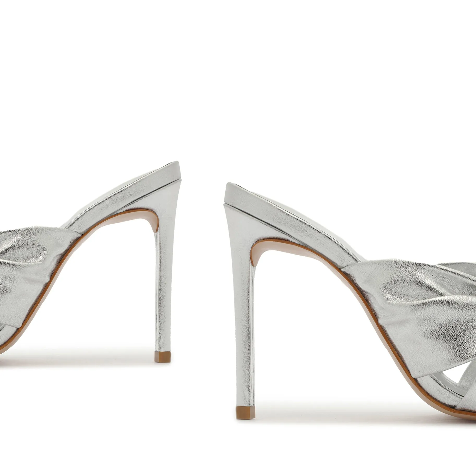 Mindy Metallic Leather Sandal sold by SCHUTZ product image thumbnail 4