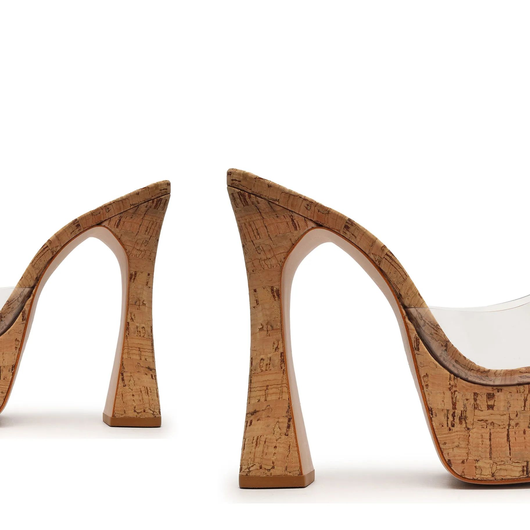 Haila Vinyl & Cork Sandal sold by SCHUTZ product image thumbnail 4