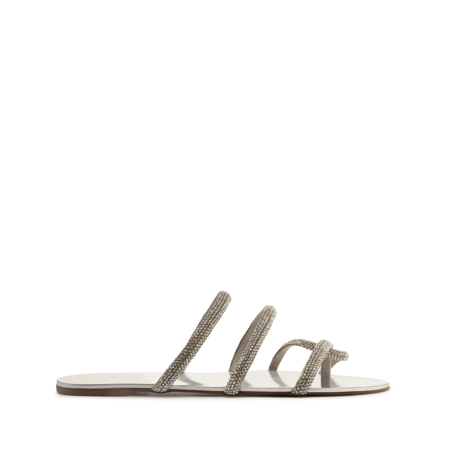 Phoebe Metallic Nappa Leather Sandal sold by SCHUTZ
