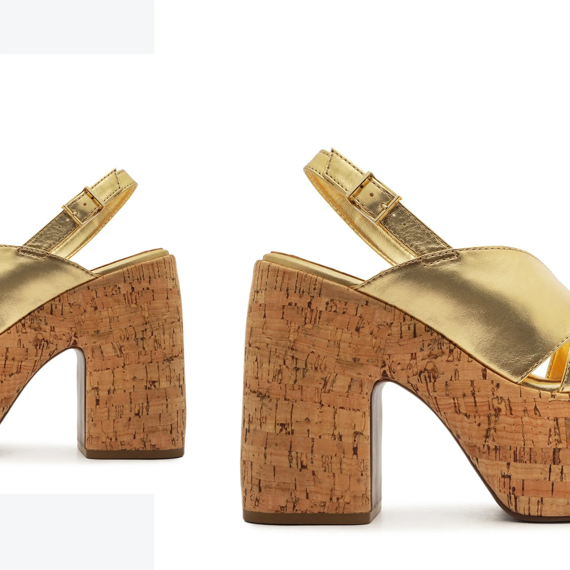 Velma Metallic Leather Sandal sold by SCHUTZ product image thumbnail 5