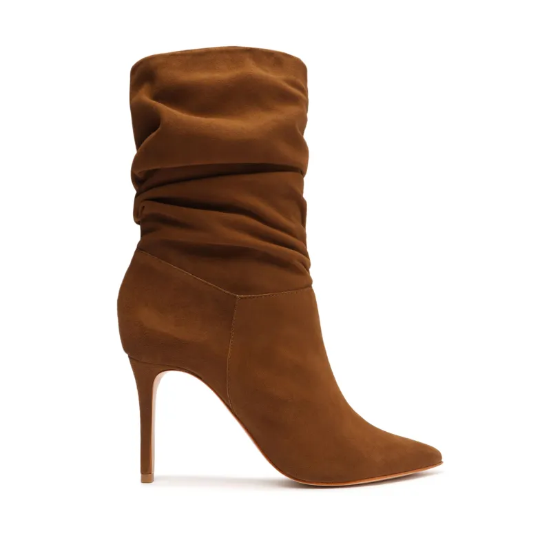 Ashlee Suede Bootie made by SCHUTZ