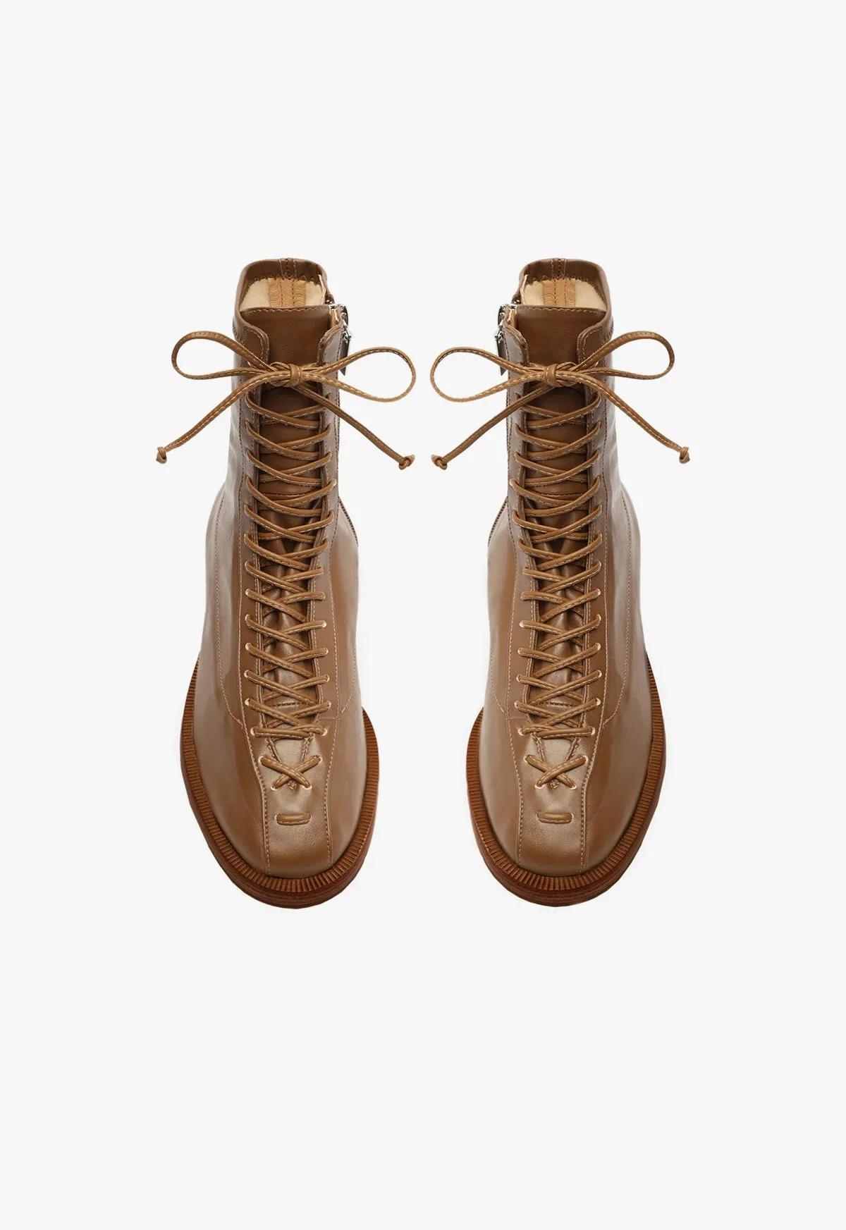 Regine Leather Bootie sold by SCHUTZ product image thumbnail 4