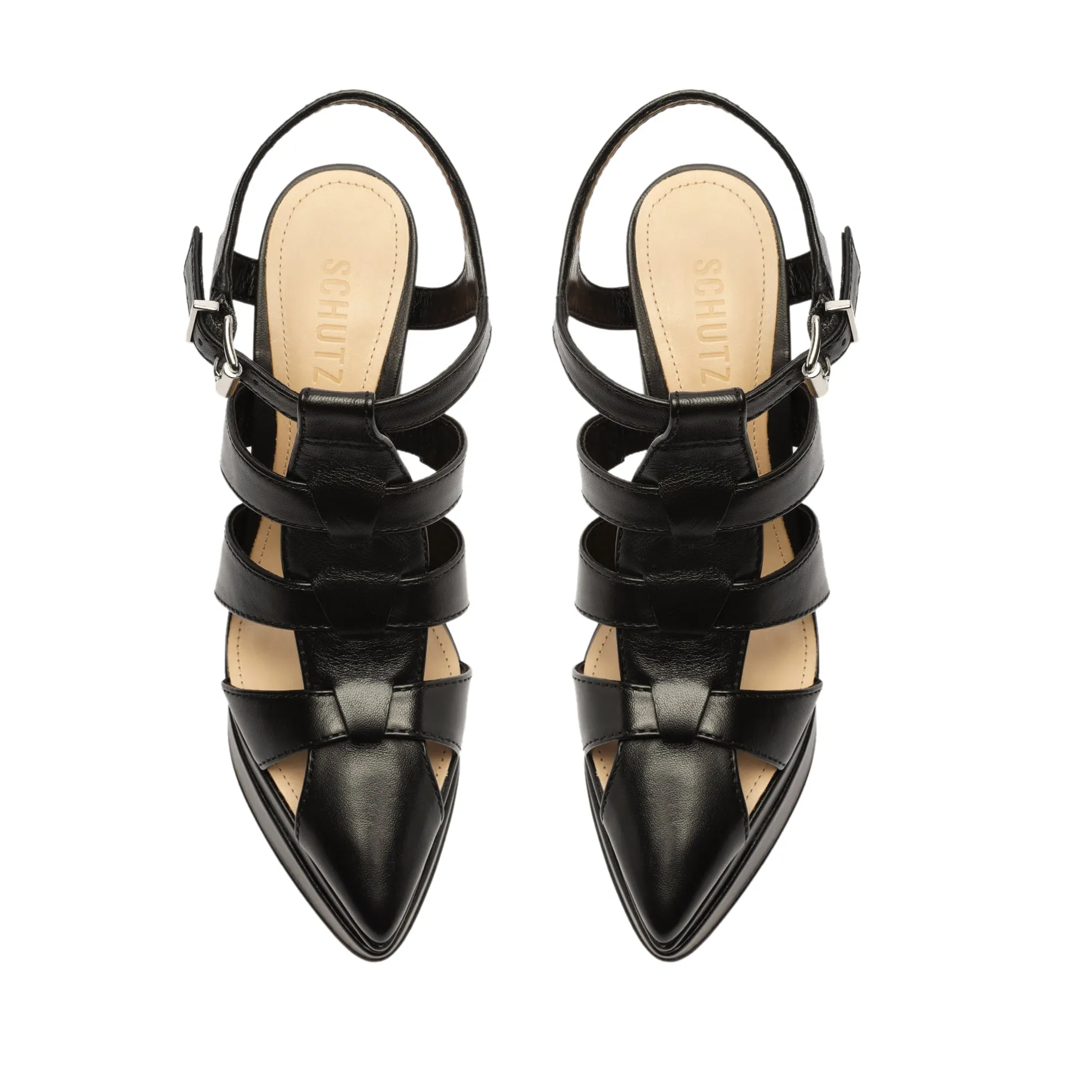 Daryl Platform Leather Pump sold by SCHUTZ product image thumbnail 5
