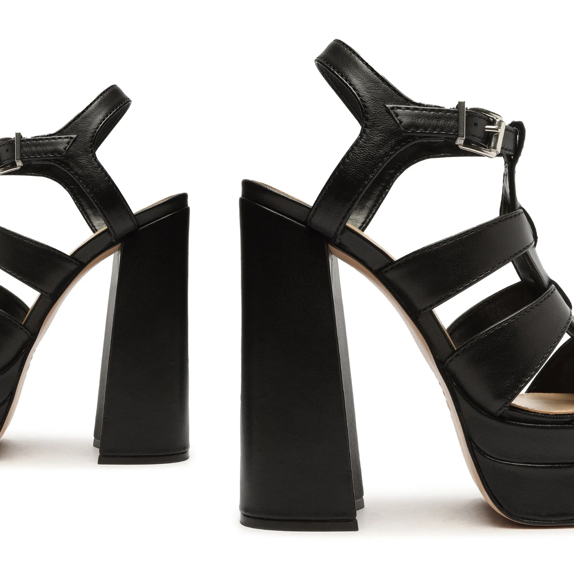 Daryl Platform Leather Pump sold by SCHUTZ product image thumbnail 4