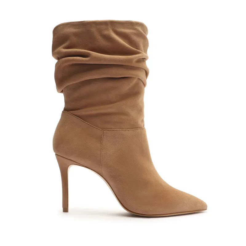 Ashlee Suede Bootie made by SCHUTZ