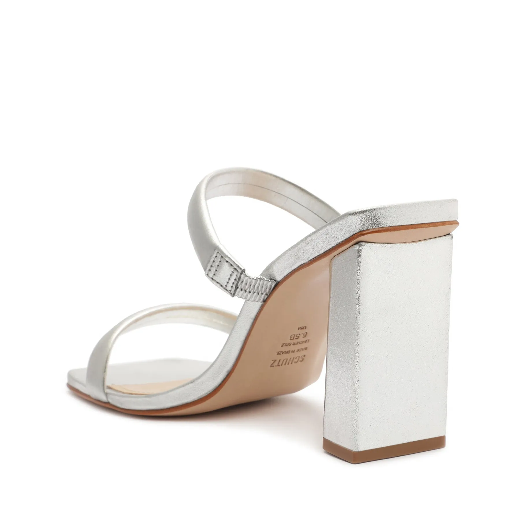 Ully Metallic Leather Sandal sold by SCHUTZ product image thumbnail 3