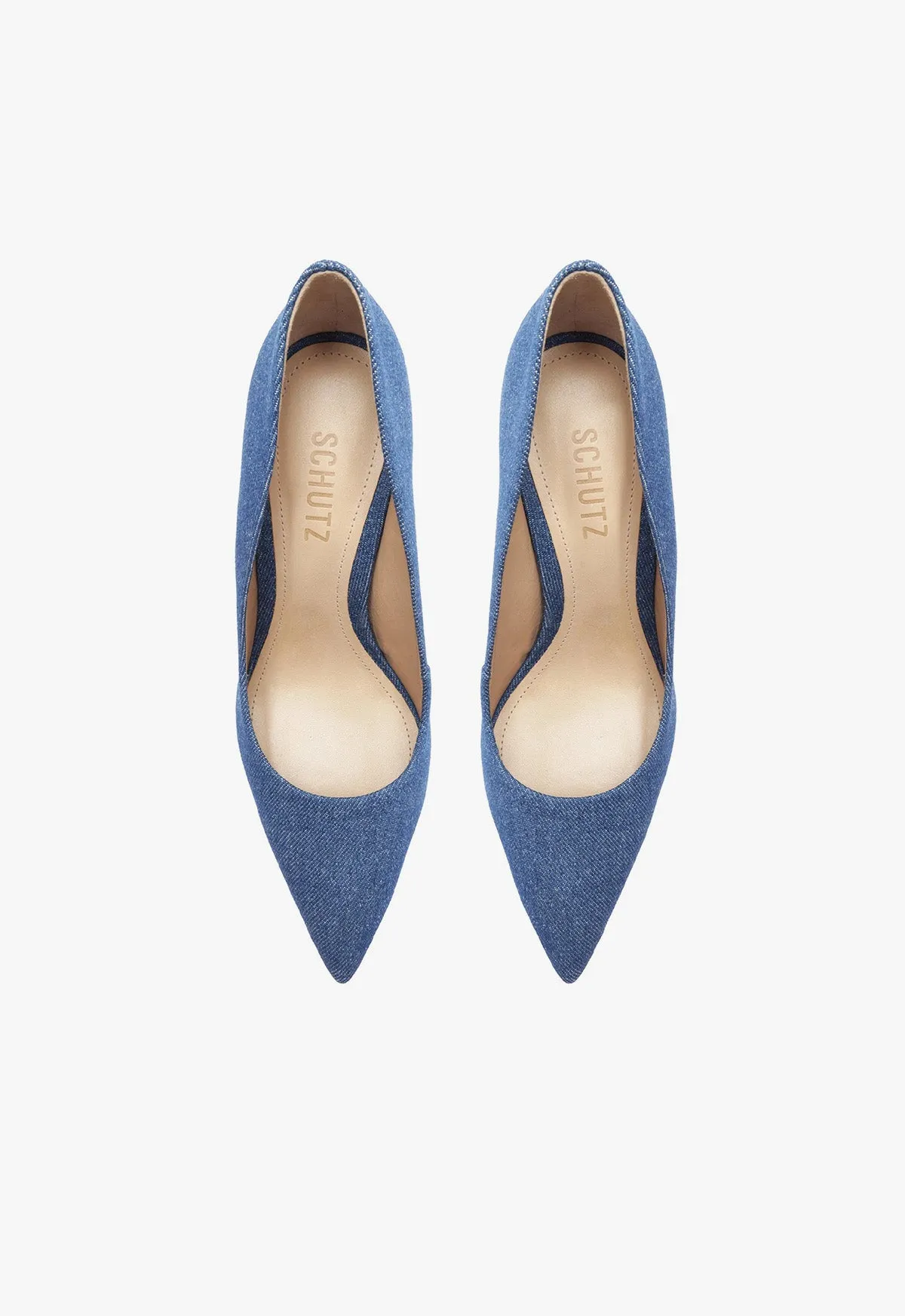 Lou Denim Pump sold by SCHUTZ product image thumbnail 4