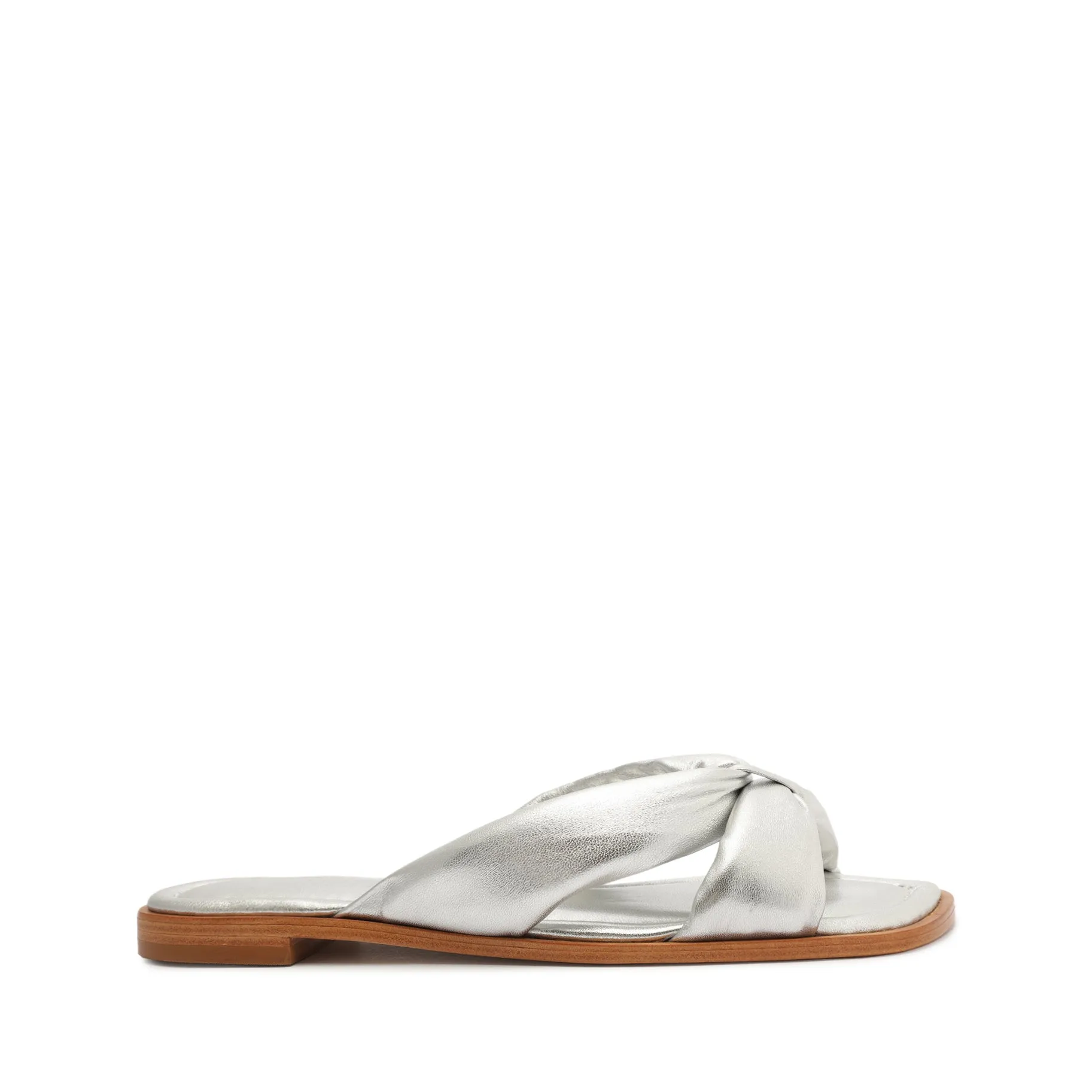Fairy Metallic Leather Sandal sold by SCHUTZ