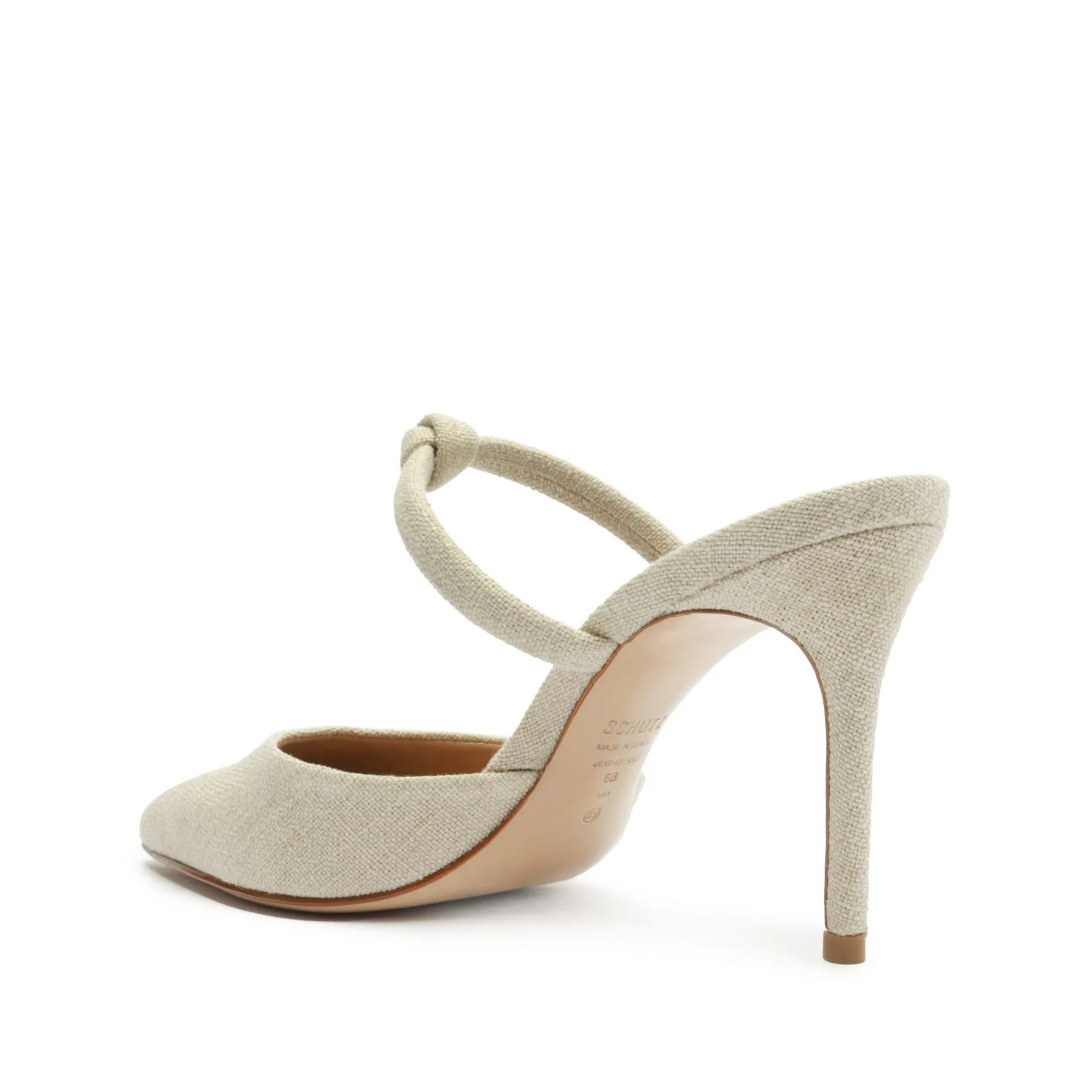 Pearl Casual Linen Fabric Pump sold by SCHUTZ product image thumbnail 3