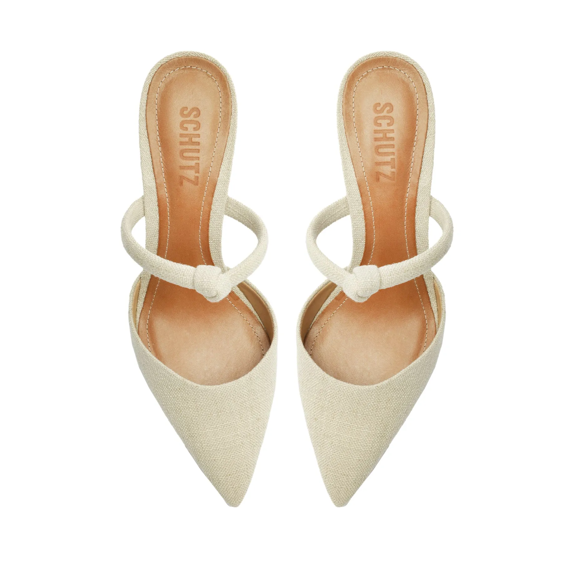 Pearl Casual Linen Fabric Pump sold by SCHUTZ product image thumbnail 5