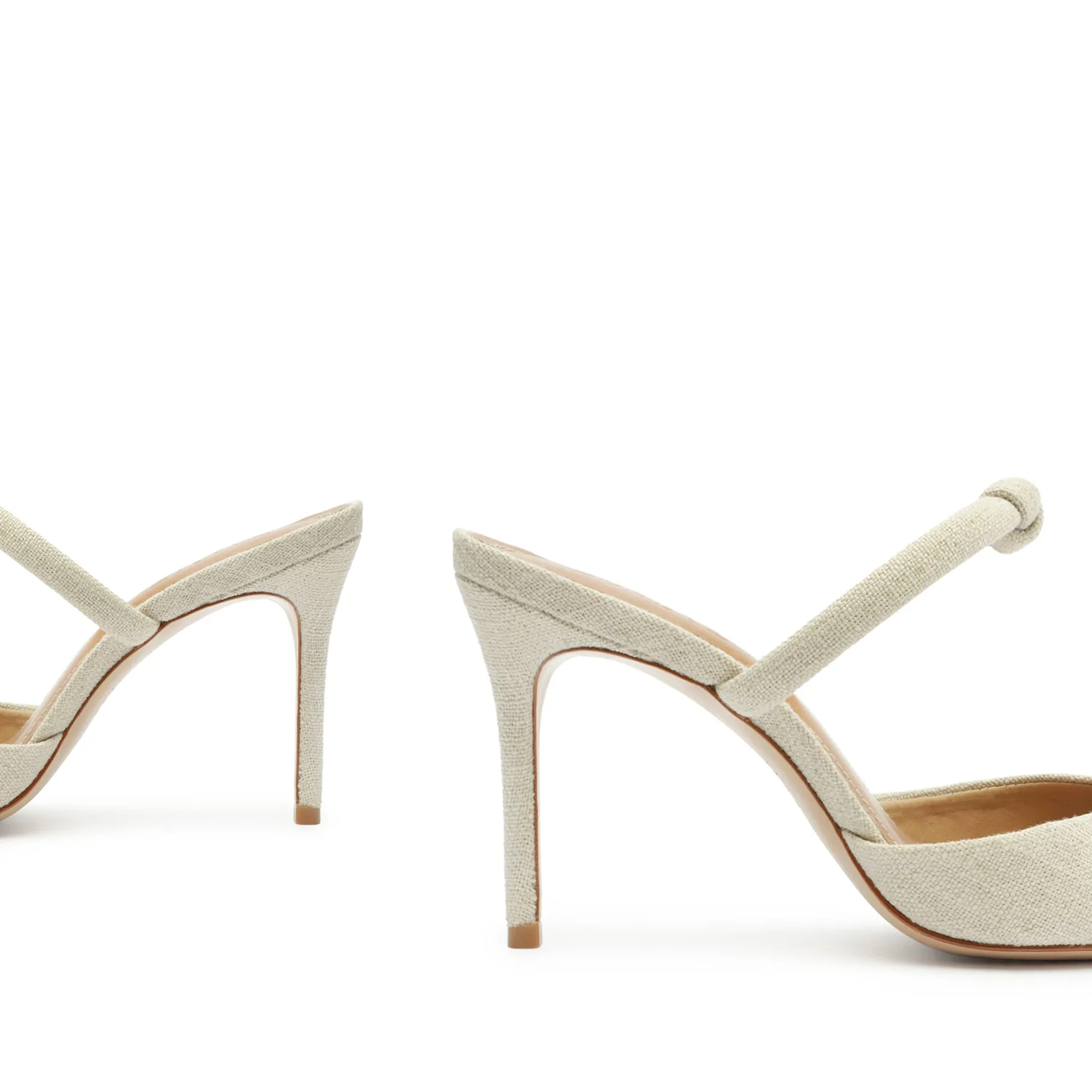 Pearl Casual Linen Fabric Pump sold by SCHUTZ product image thumbnail 4