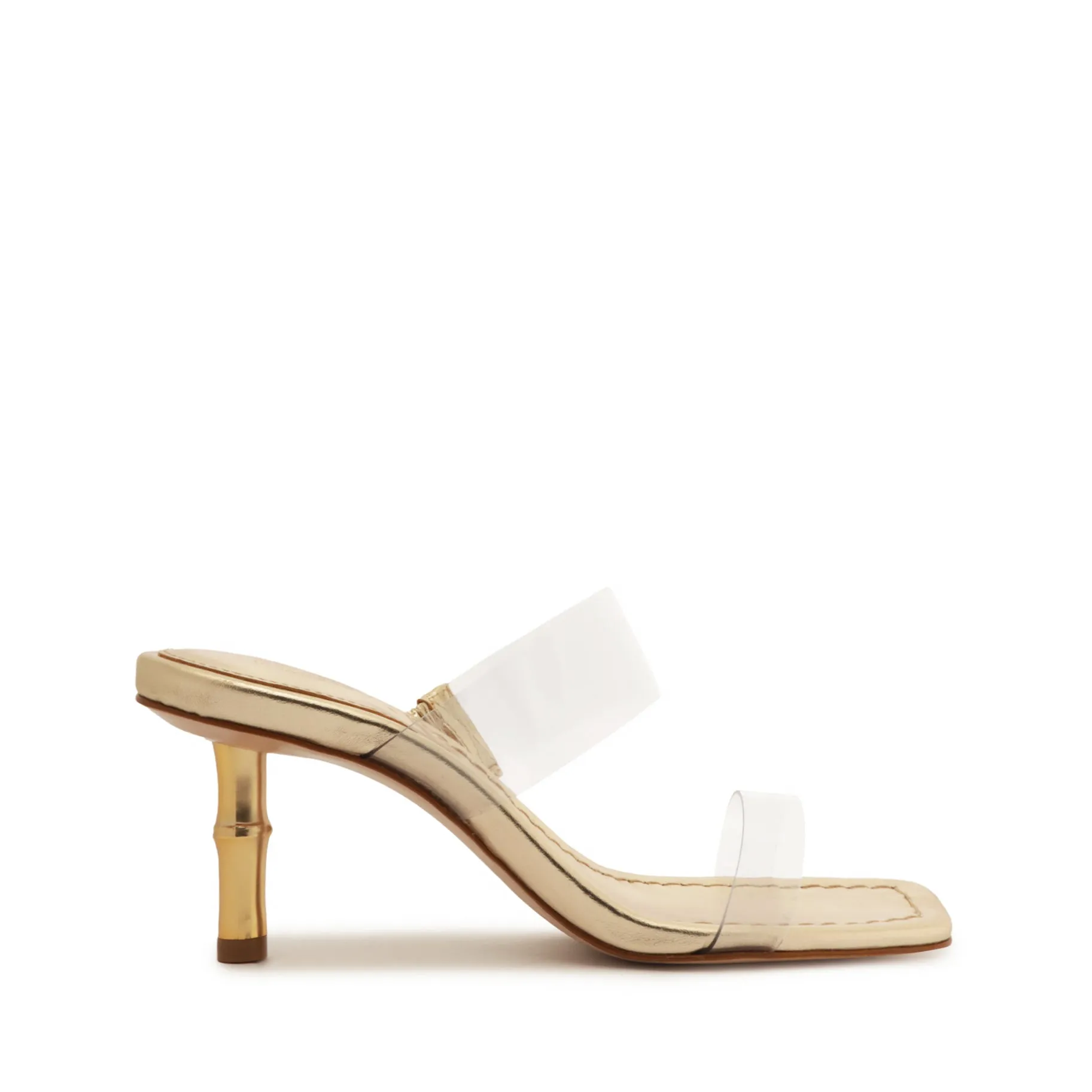 Ariella Bamboo Leather Sandal sold by SCHUTZ