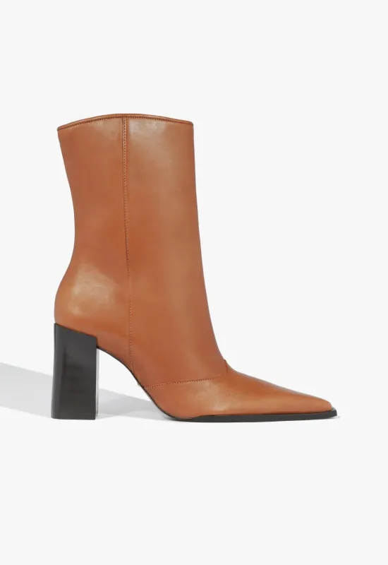 Raffaela Leather Bootie made by SCHUTZ