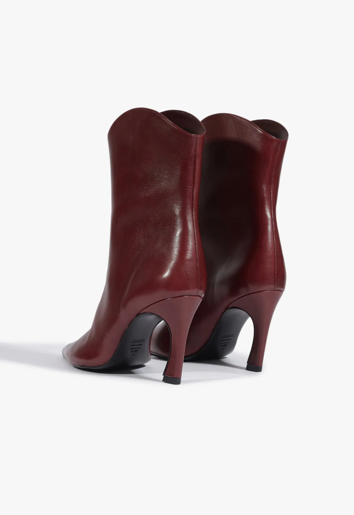 Maryann Curve Leather Bootie sold by SCHUTZ product image thumbnail 3