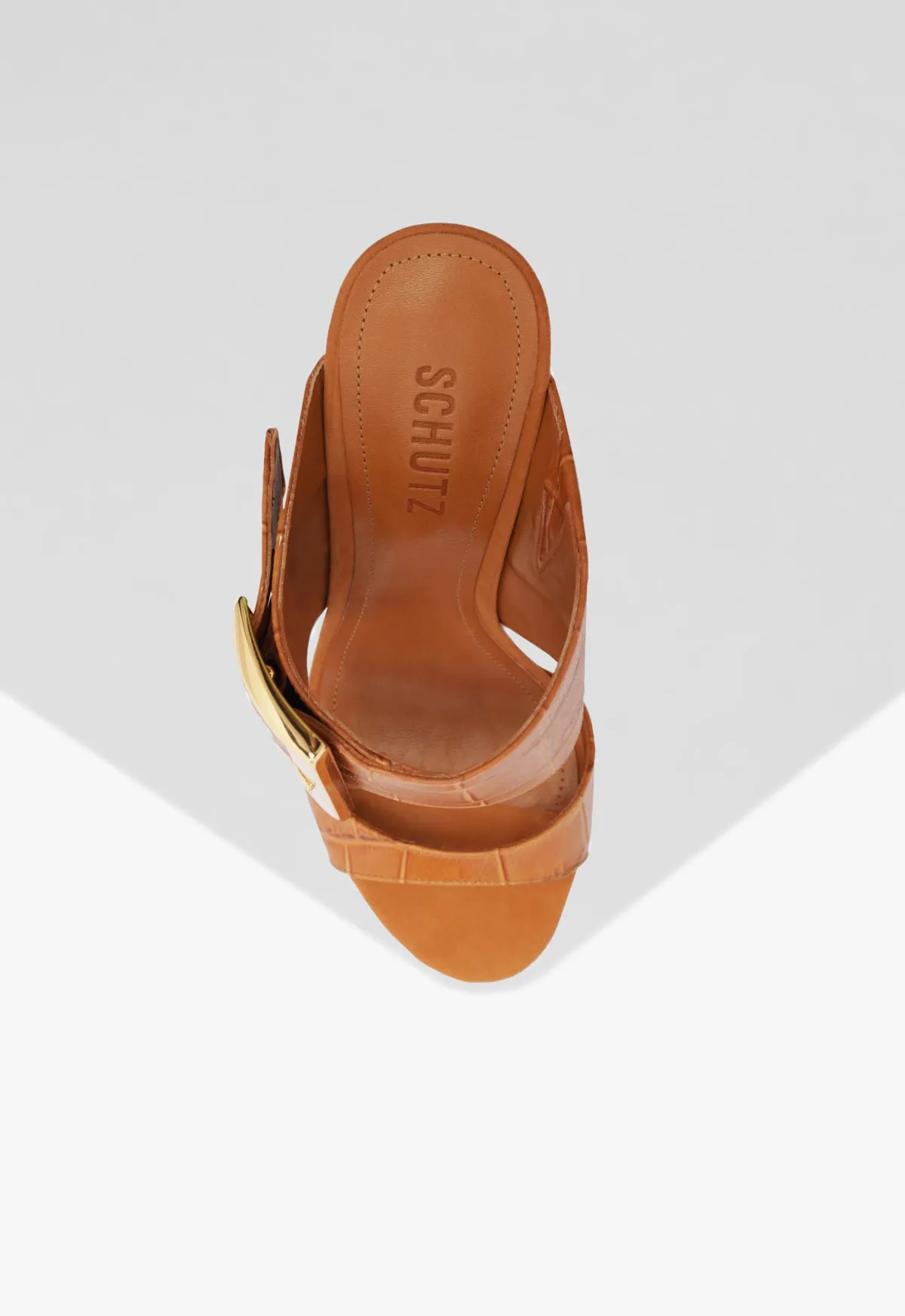 Beatrix Croc Sandal sold by SCHUTZ product image thumbnail 4