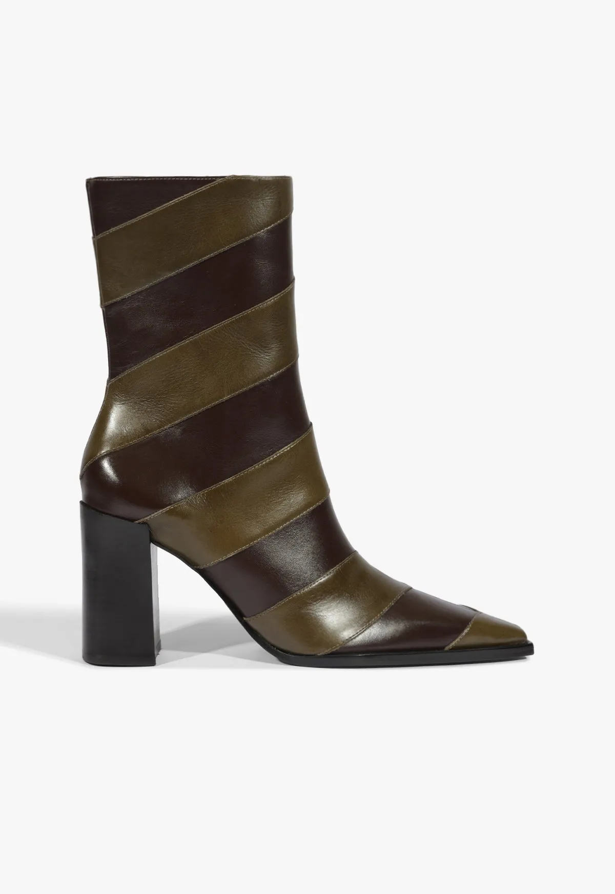 Raffaela Chevron Boot sold by SCHUTZ
