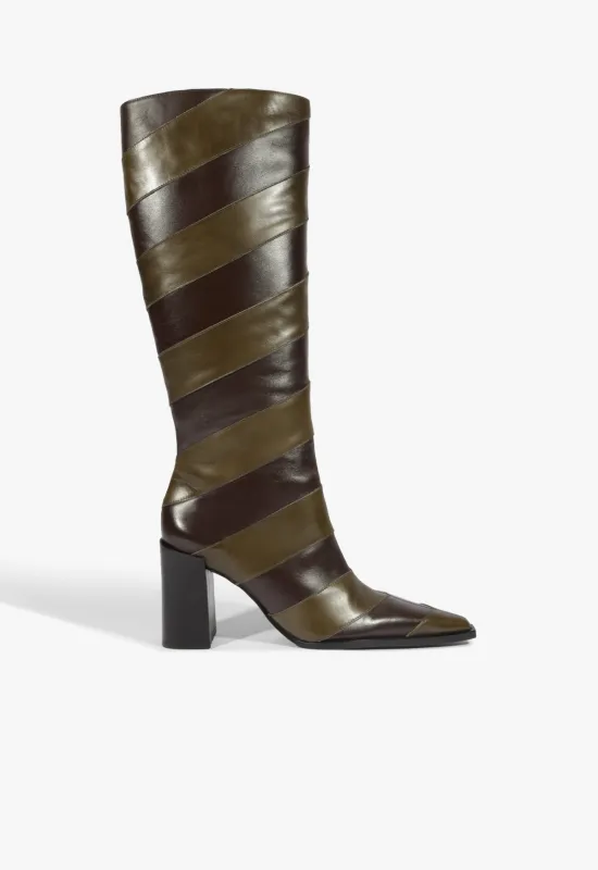 Raffaela Up Chevron Boot made by SCHUTZ