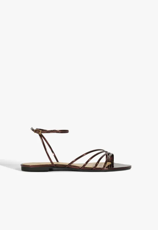 Inez Metallic Sandal made by SCHUTZ