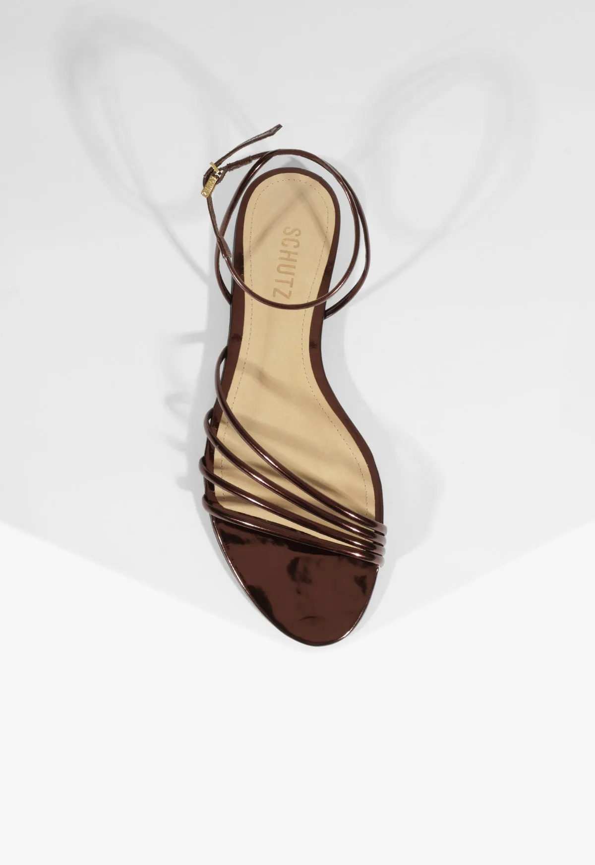 Inez Metallic Sandal sold by SCHUTZ product image thumbnail 4