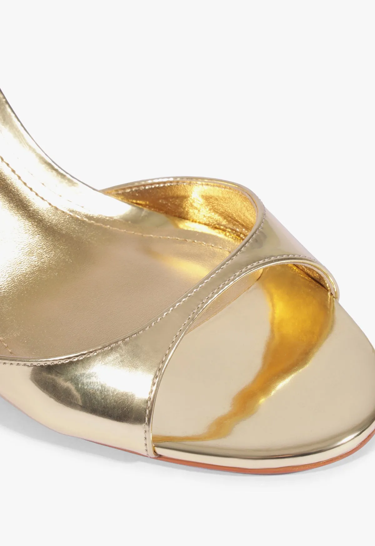 Scarlett Sling Buckle Metallic Sandal sold by SCHUTZ product image thumbnail 5