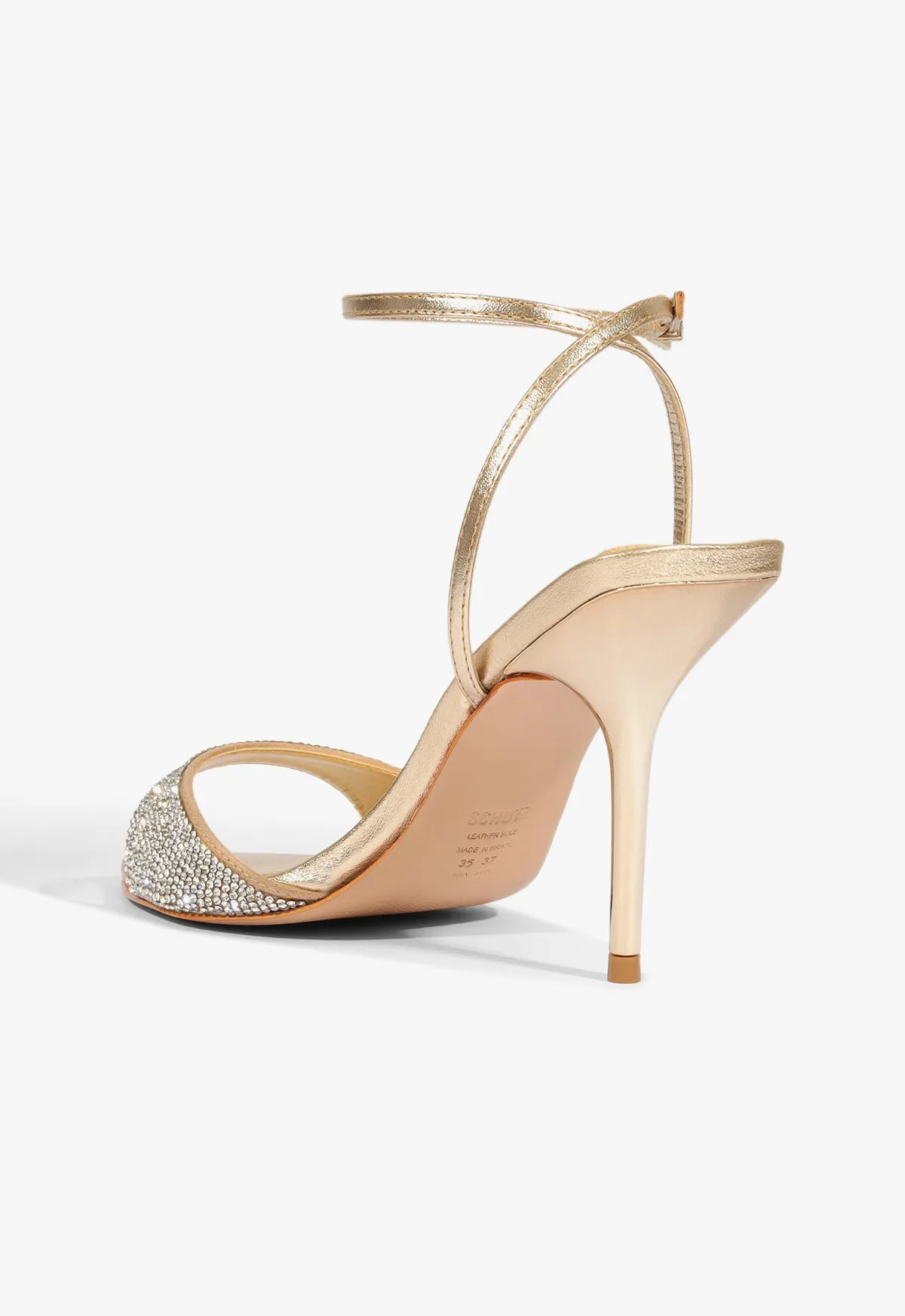 Elodie Buckle Shine Metallic Sandal sold by SCHUTZ product image thumbnail 3
