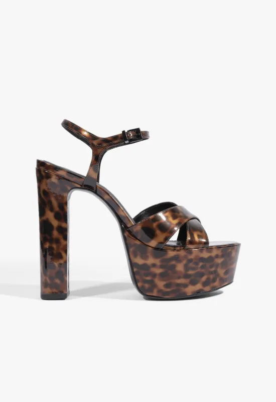Kiona Tortoise Platform Sandal made by SCHUTZ