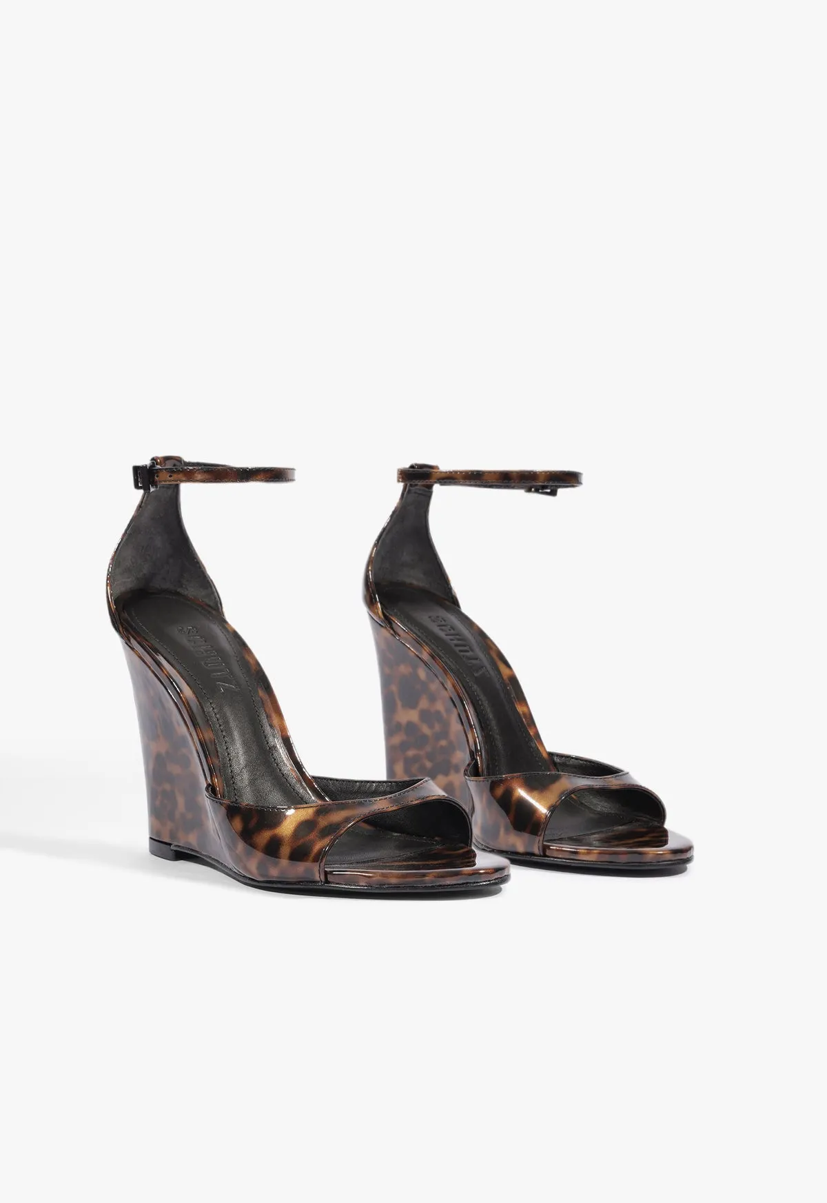 Scarlett Wedge Patent Sandal sold by SCHUTZ product image thumbnail 3