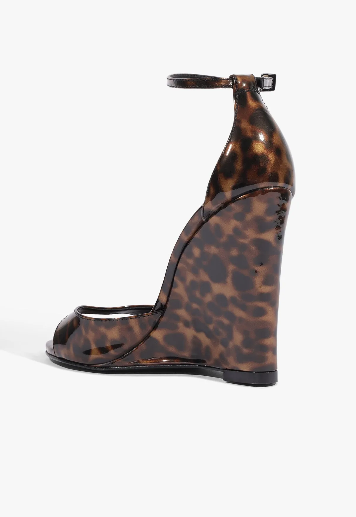 Scarlett Wedge Patent Sandal sold by SCHUTZ product image thumbnail 4
